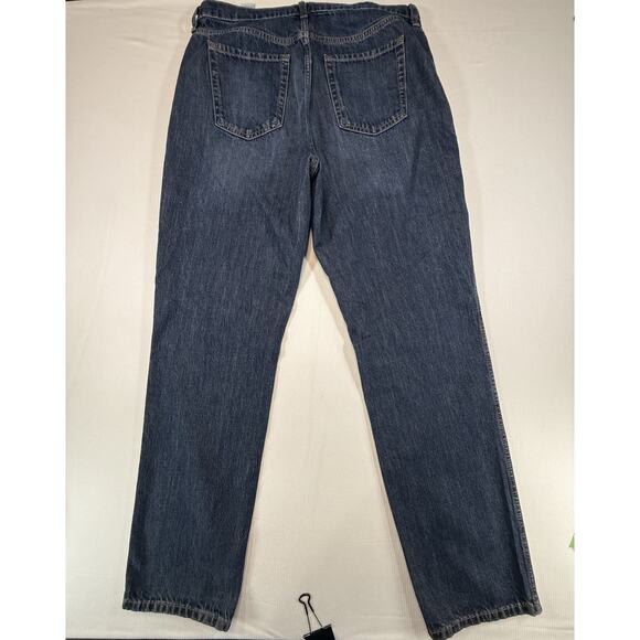 Banana Republic High Rise Straight Jeans Women’s 31/12 Tall Washwell 100% Cotton - Picture 2 of 10